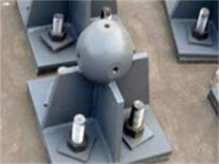 桦甸螺栓球网架支座